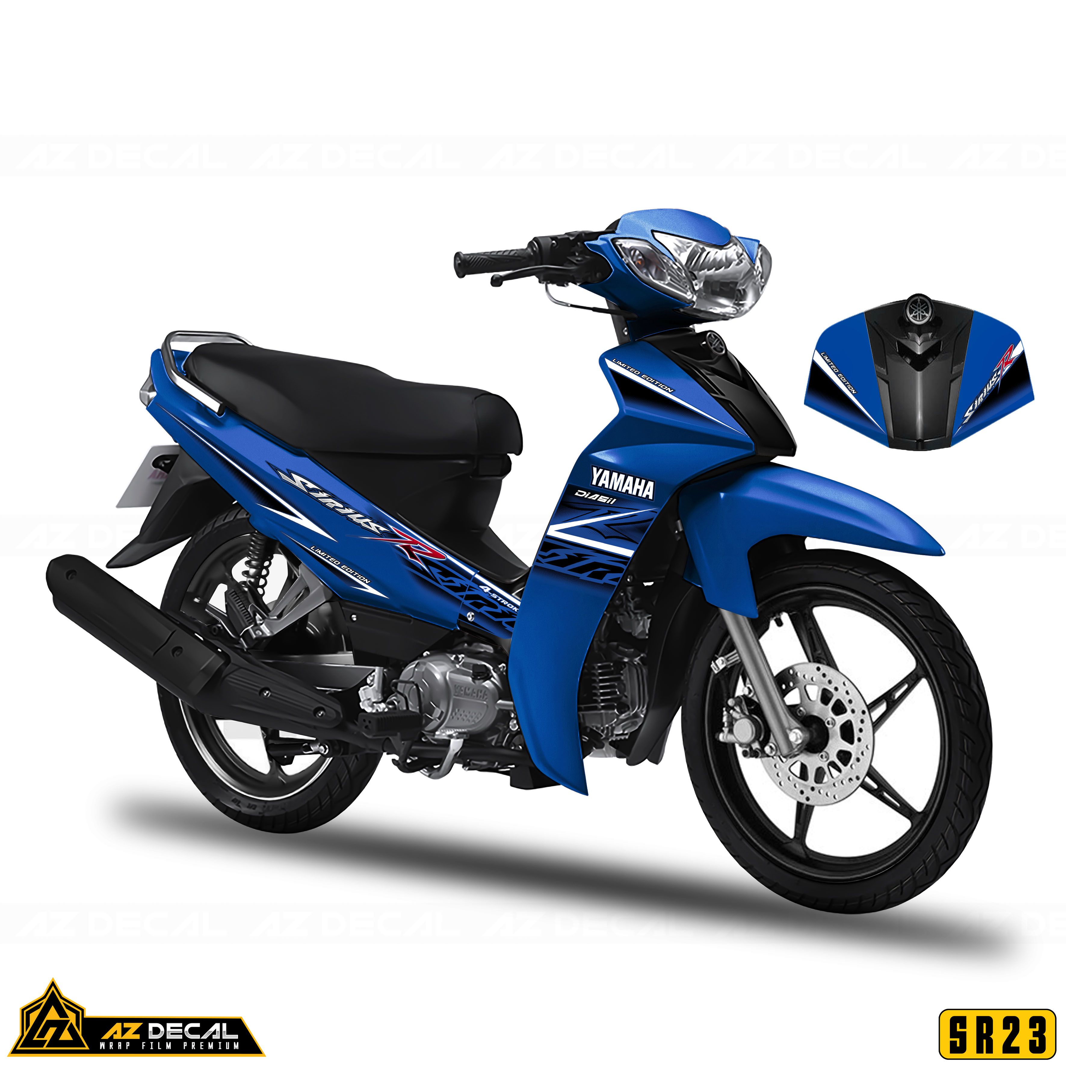 Tổng hợp với hơn 90 sirius màu xanh dương tuyệt vời nhất 18 Tem Xe Yamaha Sirius Xanh 427 Decal Thượng Hải